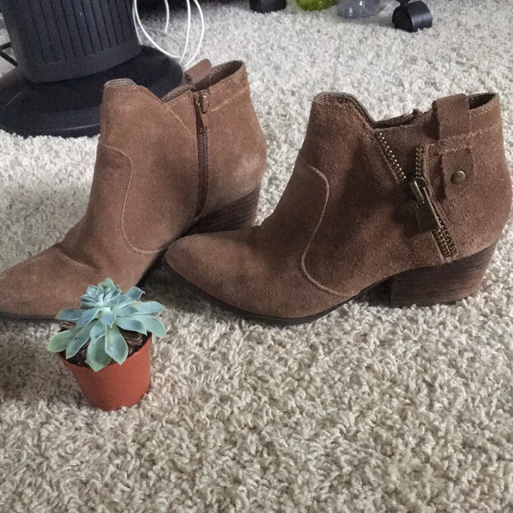 DSW Brown Suede Boots / Booties